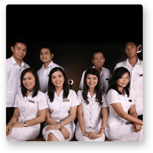 Pharmacy Student Council team in matching uniforms